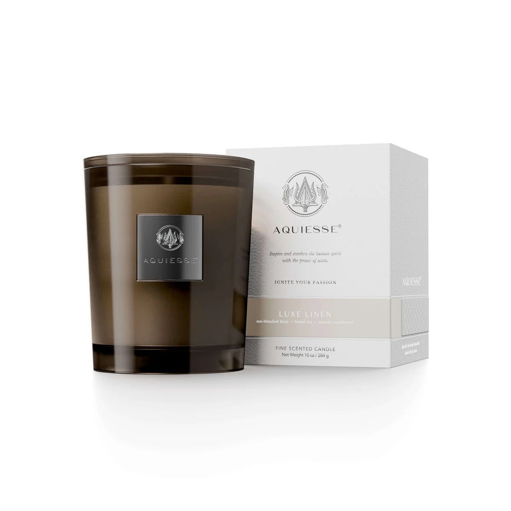 Acquiesse Luxe Linen Signature Luxury Candle