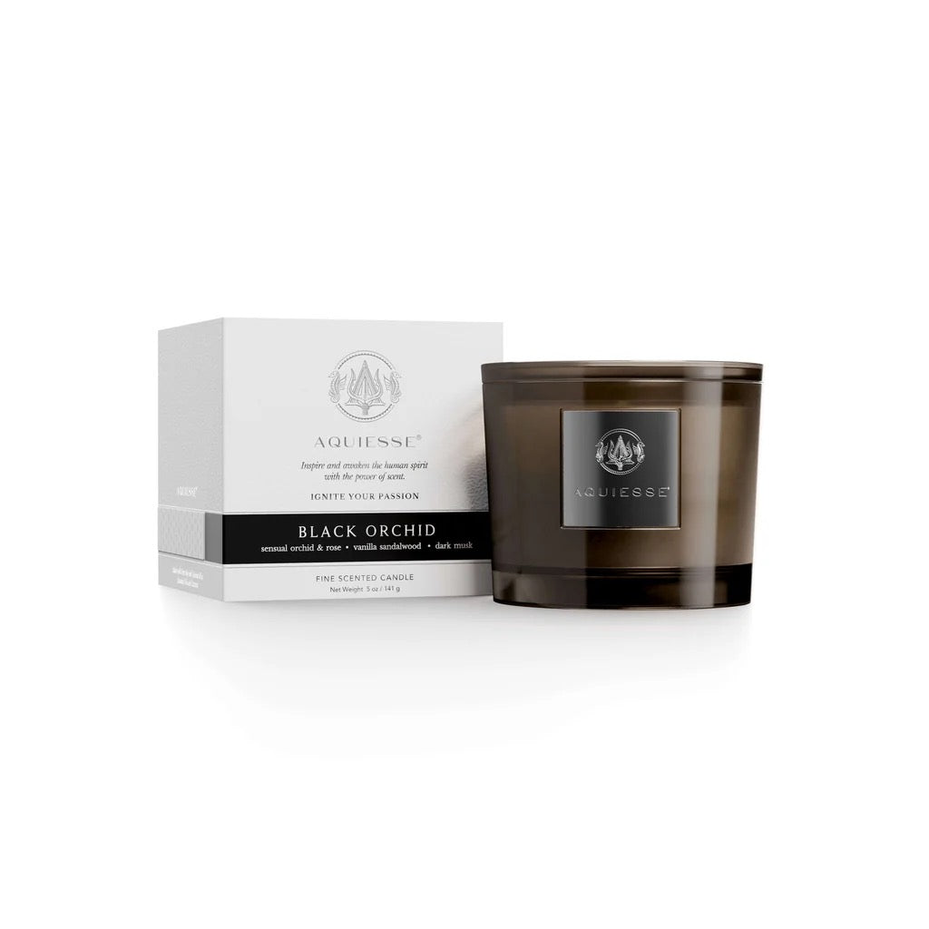 Acquiesse Black Orchid Signature Luxury Candle